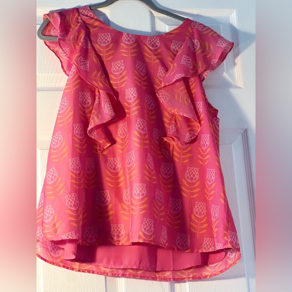 J.Marie Flutter Blouse Sz.M NEW - Picture 5 of 5